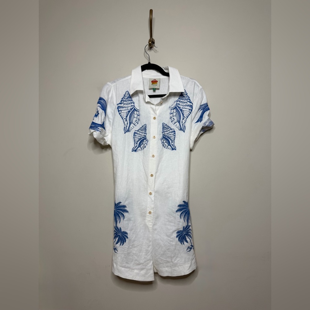 Farm Rio Brasil Vintage Embroidered Romper - Picture 4 of 7
